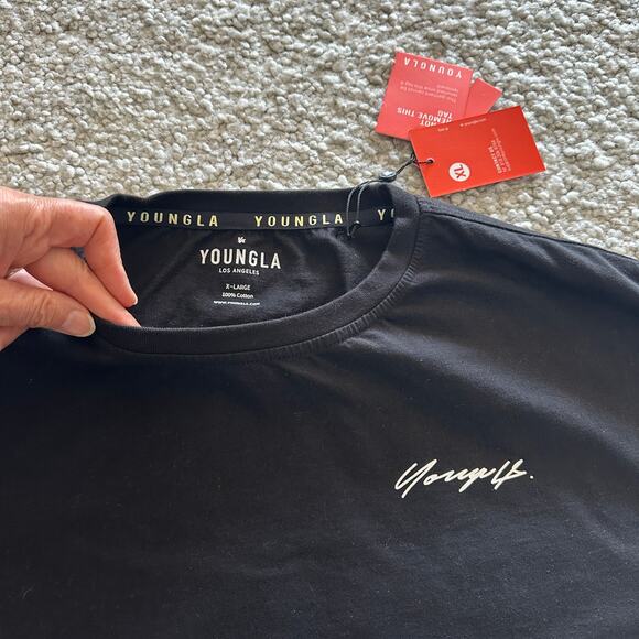 YoungLA | Shirts | Youngla Black Short Sleeve Tee | Poshmark